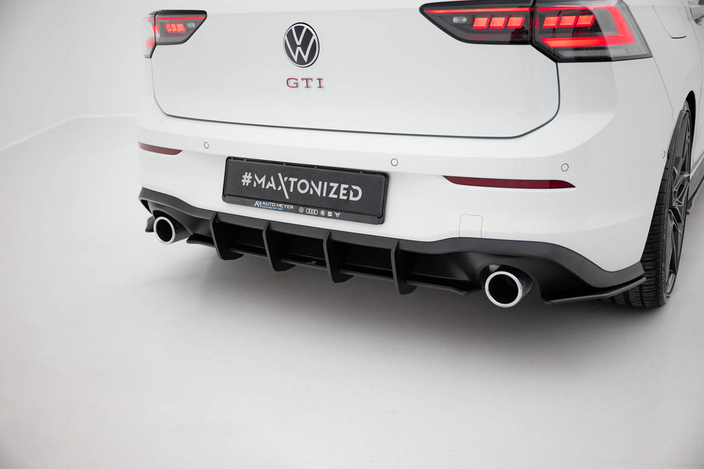 Street pro rear diffuser v.1 volkswagen golf gti mk8