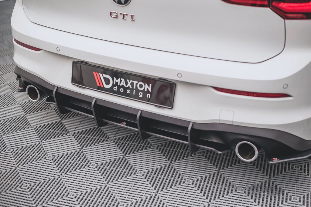 Street pro rear diffuser v.1 volkswagen golf gti mk8