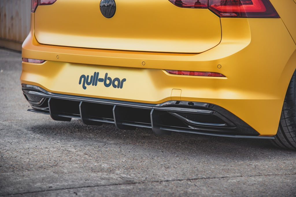 Street pro bak diffuser v.1 volkswagen golf hatchback mk8 / mk8 ansiktsløftning