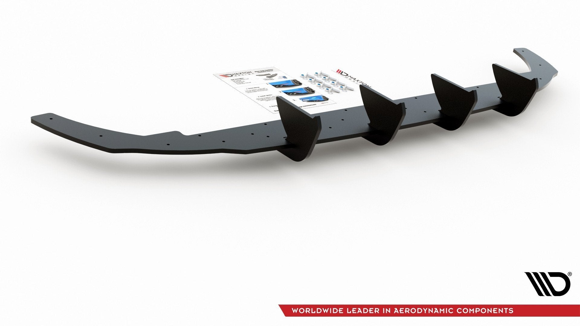 Street pro bak diffuser v.1 volkswagen golf hatchback mk8 / mk8 ansiktsløftning