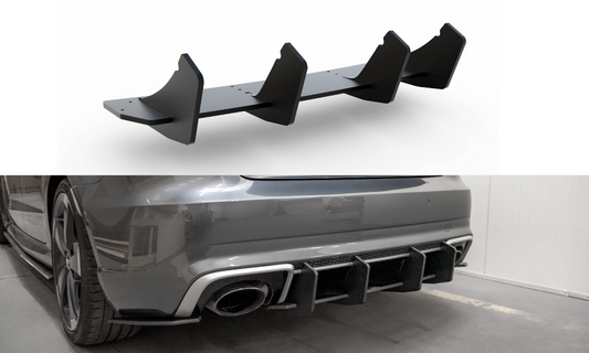 Street Pro Rear Diffuser v.2 Audi RS3 8V Sportback