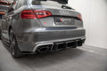 Street pro rear diffuser v.2 audi rs3 8v sportback