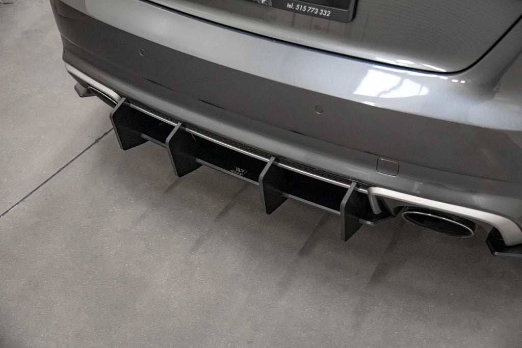 Street pro rear diffuser v.2 audi rs3 8v sportback