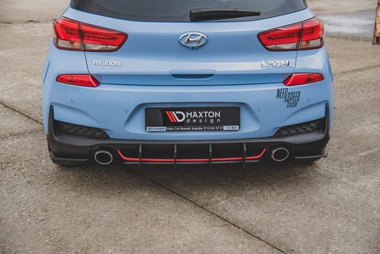 Street pro rear diffuser v.2 hyundai i30 n mk3 hatchback