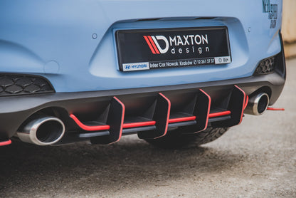 Street pro rear diffuser v.2 hyundai i30 n mk3 hatchback