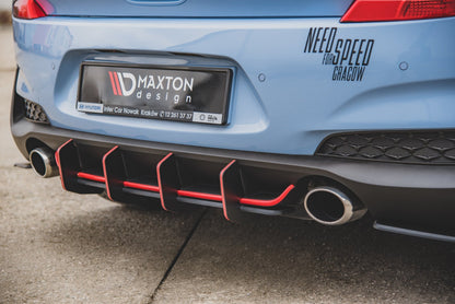 Street pro rear diffuser v.2 hyundai i30 n mk3 hatchback