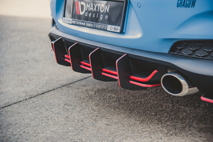 Street pro rear diffuser v.2 hyundai i30 n mk3 hatchback