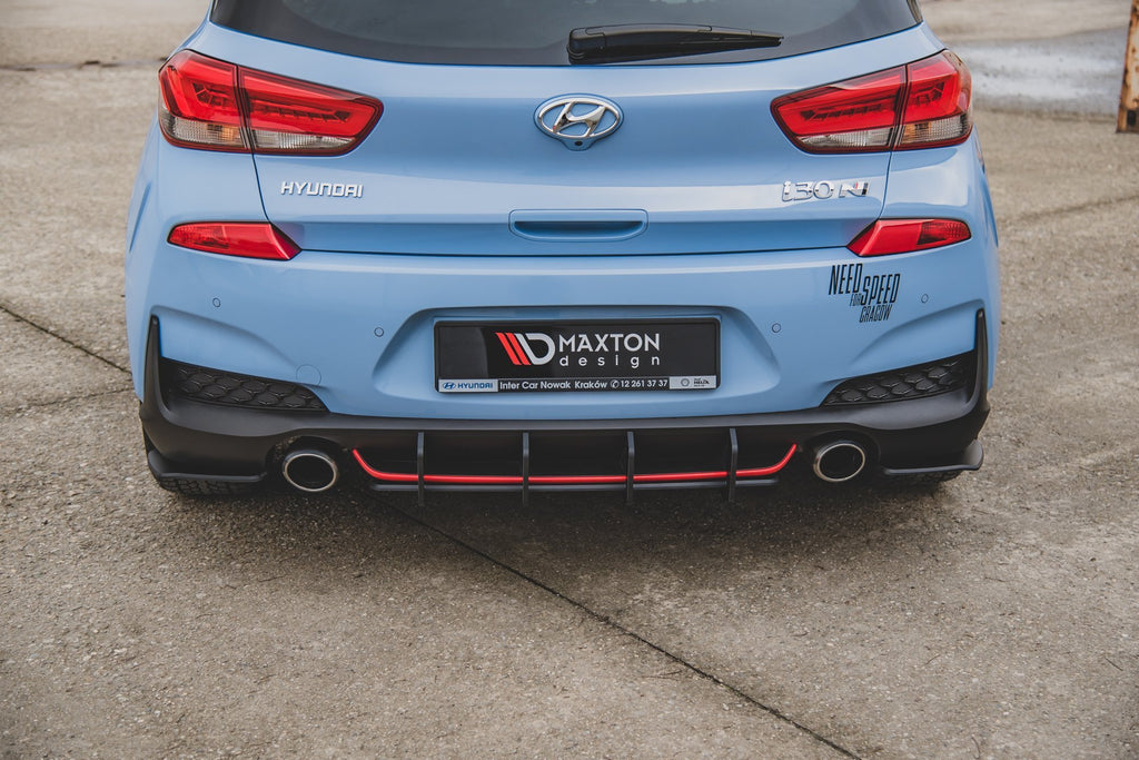 Street pro rear diffuser v.2 hyundai i30 n mk3 hatchback