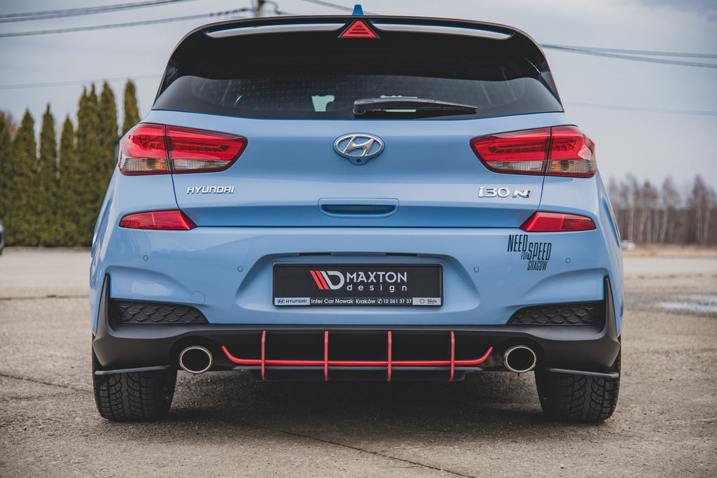 Street pro rear diffuser v.2 hyundai i30 n mk3 hatchback