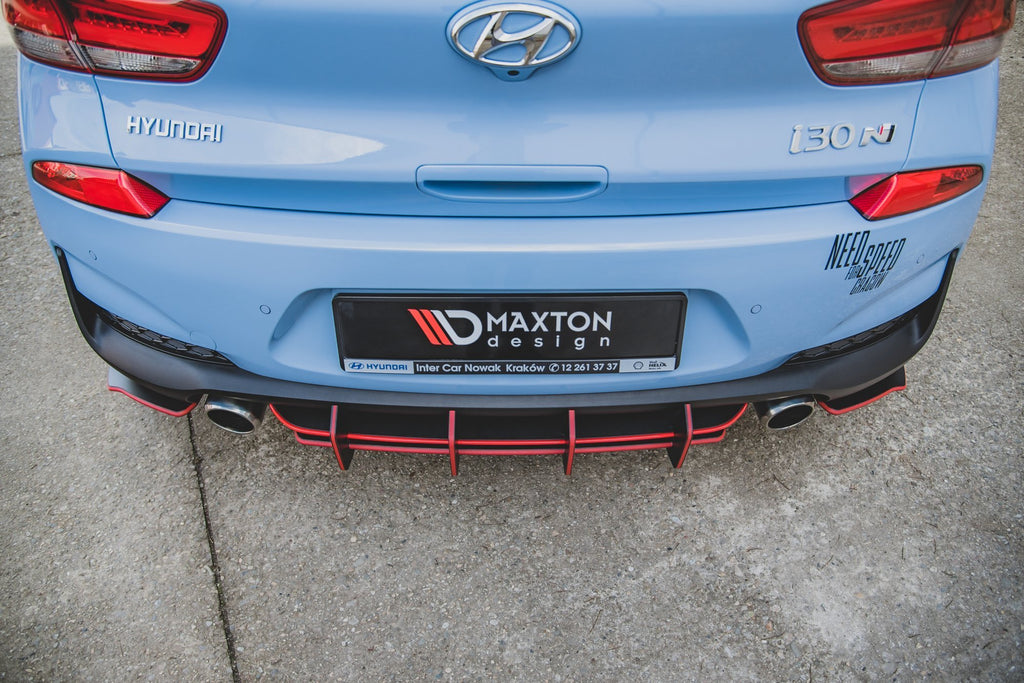 Street pro rear diffuser v.2 hyundai i30 n mk3 hatchback