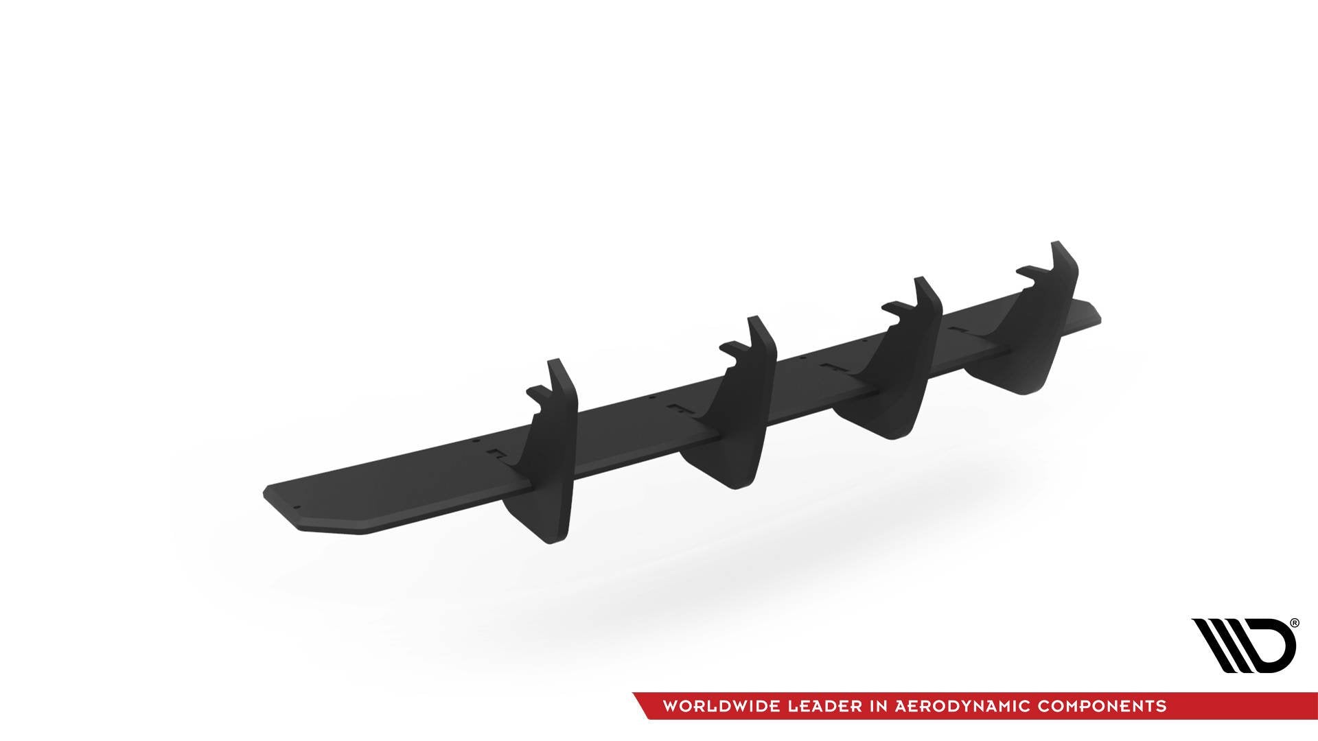 Street pro rear diffuser v.2 volkswagen golf gti clubsport mk8