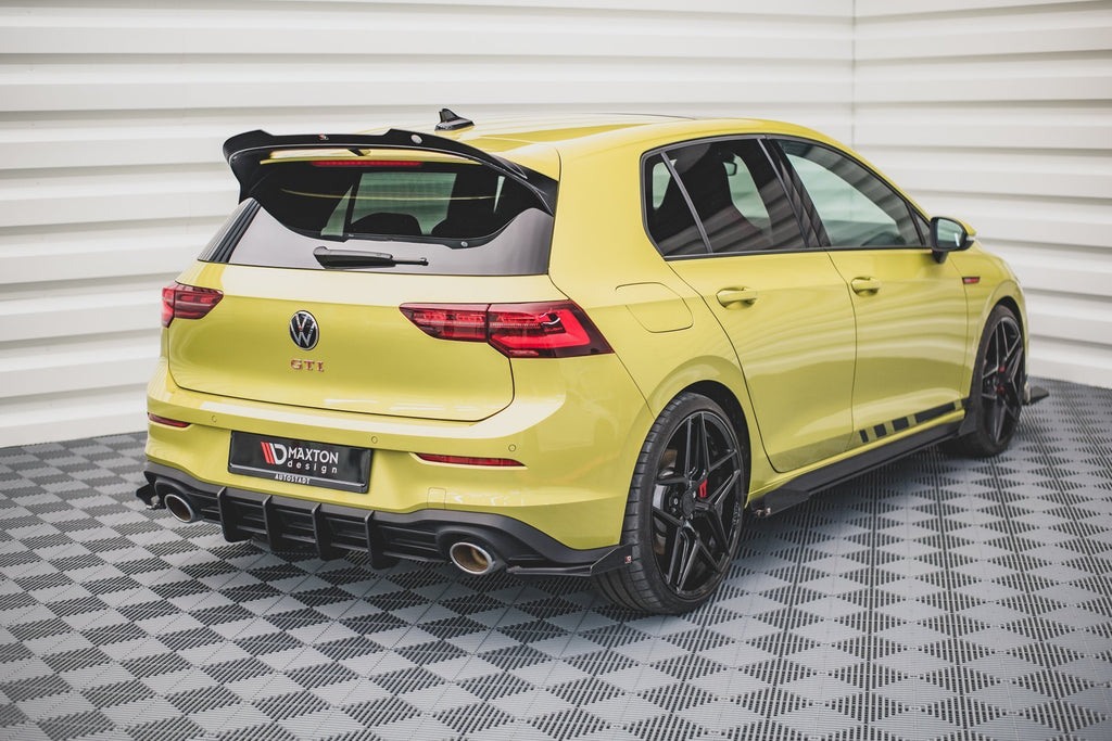 Street pro rear diffuser v.2 volkswagen golf gti clubsport mk8