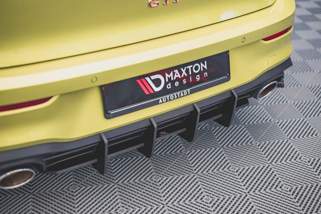 Street pro rear diffuser v.2 volkswagen golf gti clubsport mk8