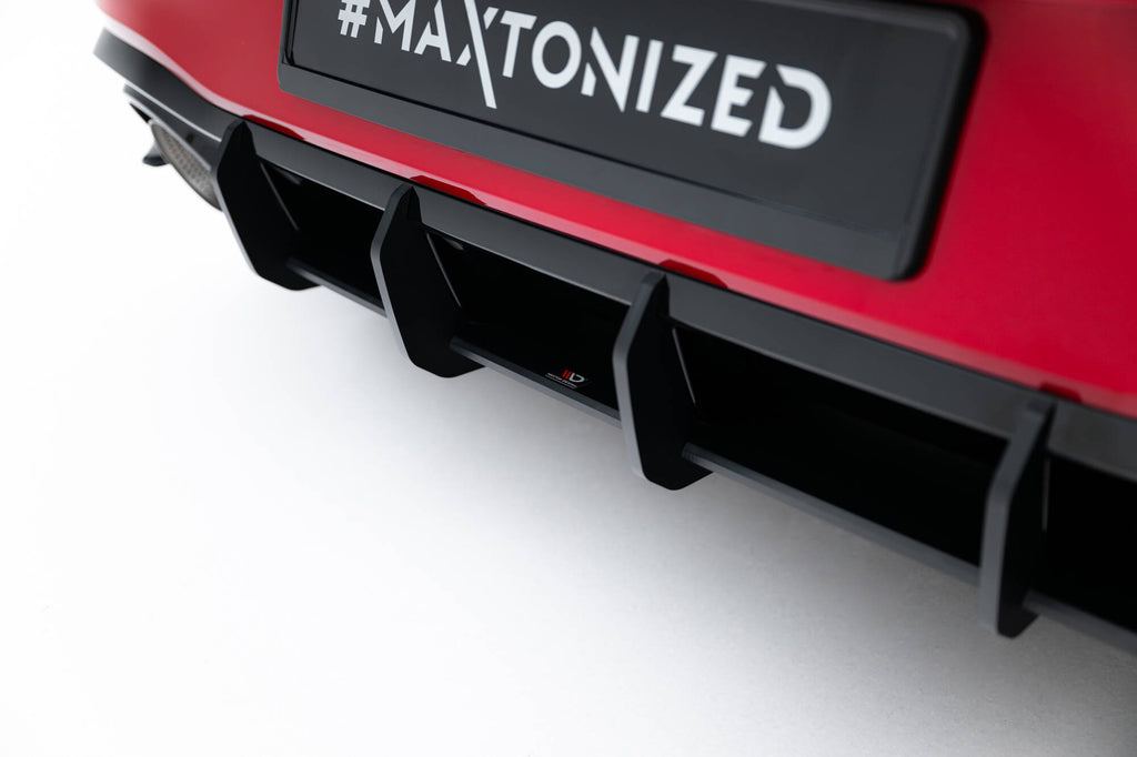 Street pro rear diffuser v.2 volkswagen golf gti clubsport mk8 facelift ...