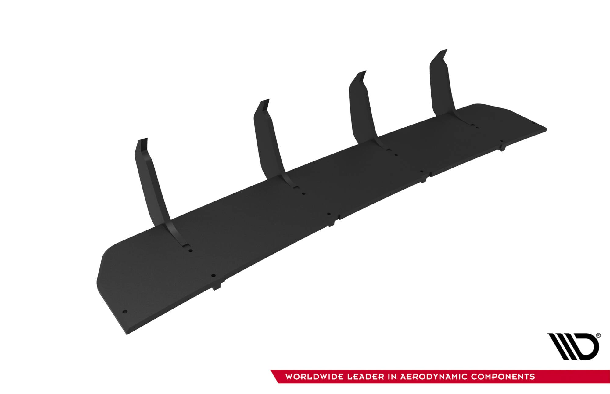 Street pro rear diffuser v.2 volkswagen golf gti clubsport mk8 facelift