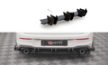 Street pro rear diffuser v.2 volkswagen golf gti mk8