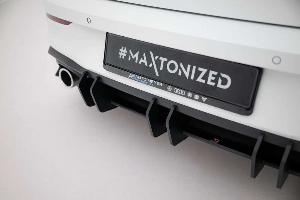 Street pro rear diffuser v.2 volkswagen golf gti mk8
