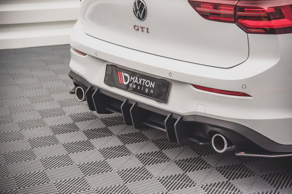 Street pro rear diffuser v.2 volkswagen golf gti mk8