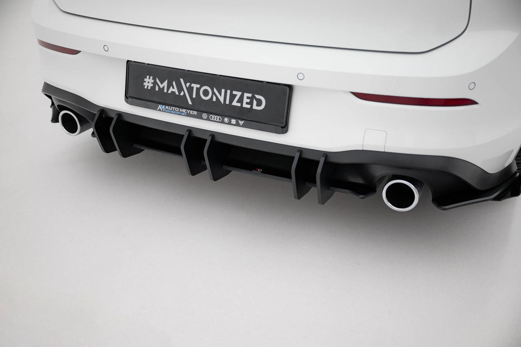 Street pro rear diffuser v.2 volkswagen golf gti mk8