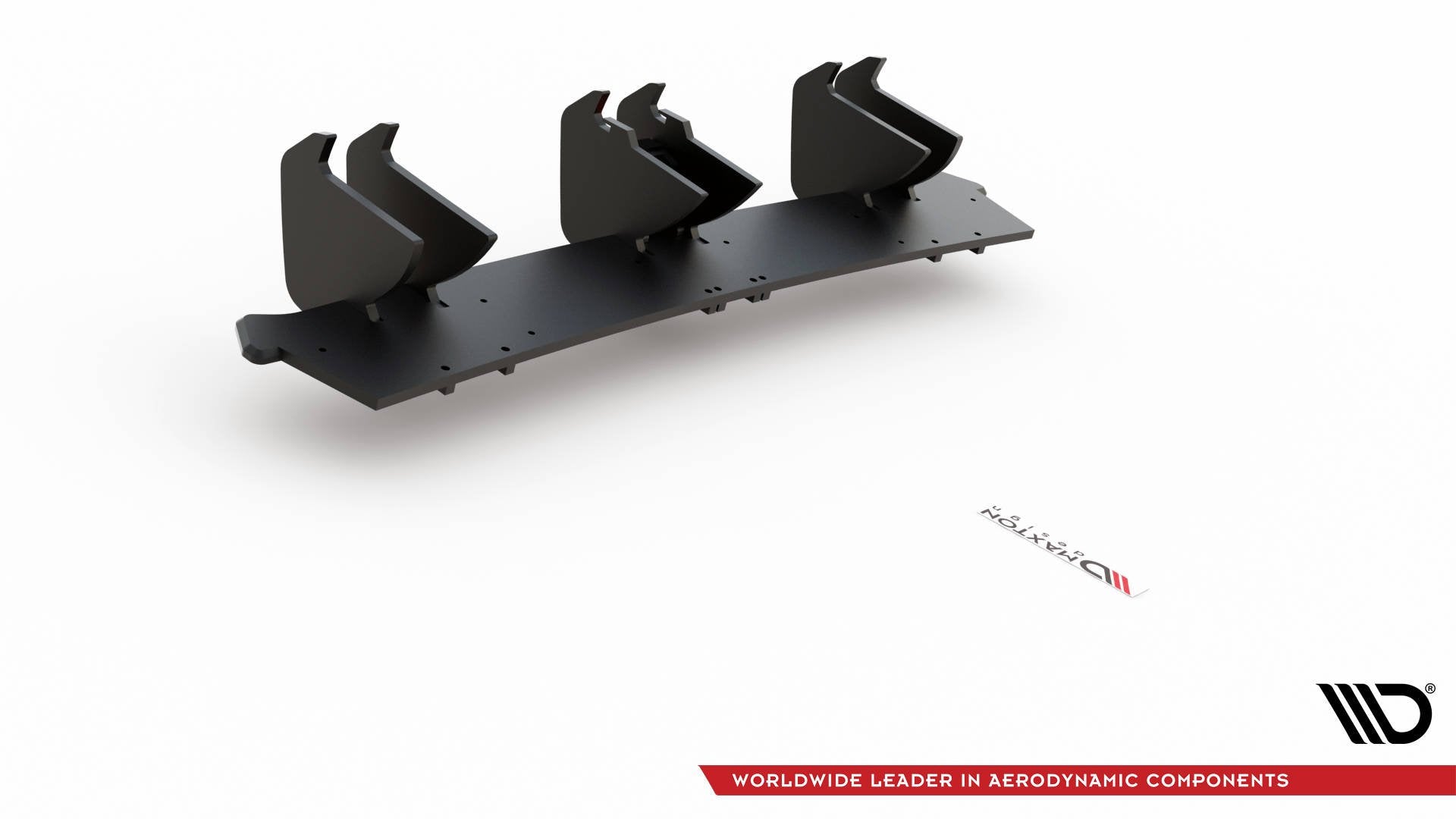 Street pro rear diffuser v.2 volkswagen golf gti mk8