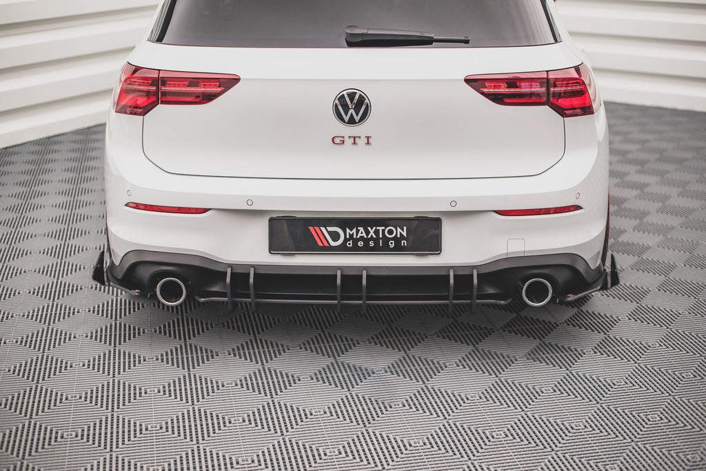 Street pro rear diffuser v.2 volkswagen golf gti mk8