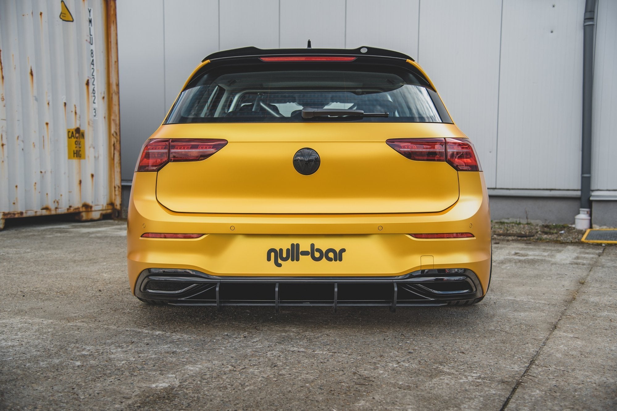 Street pro rear diffuser v.2 volkswagen golf hatchback mk8 / mk8 facelift