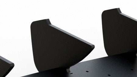 Street pro rear diffuser v.2 volkswagen golf hatchback mk8 / mk8 facelift