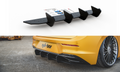 Street pro rear diffuser v.2 volkswagen golf hatchback mk8 / mk8 facelift