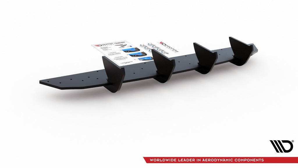 Street pro rear diffuser v.2 volkswagen golf mk8