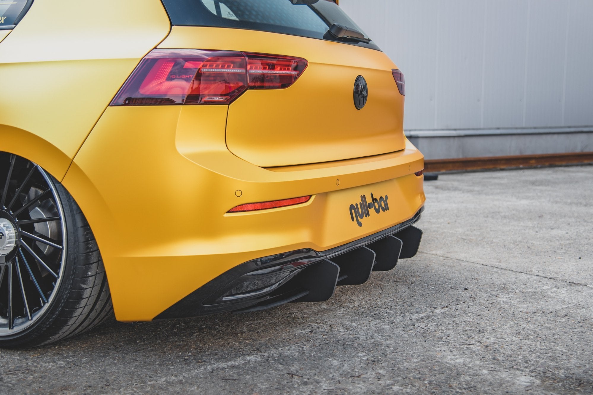 Street pro rear diffuser v.2 volkswagen golf mk8