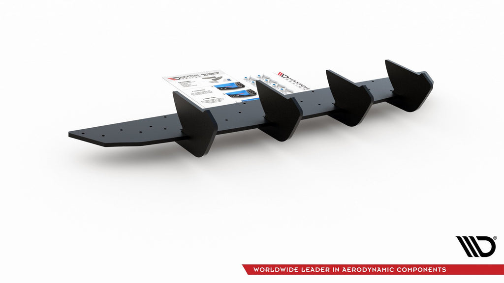 Street pro rear diffuser v.2 volkswagen golf mk8