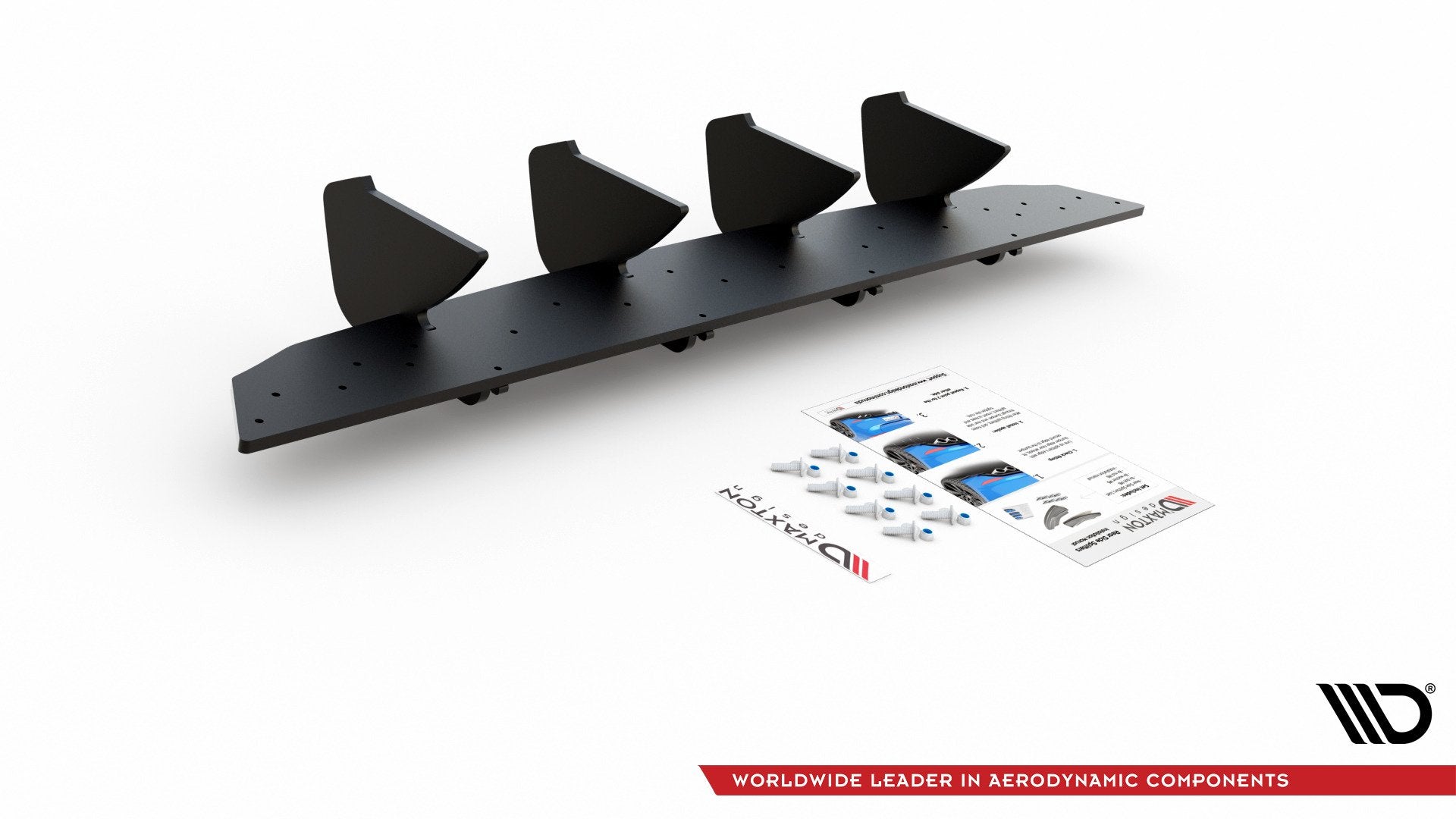 Street pro rear diffuser v.2 volkswagen golf mk8