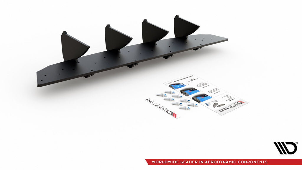 Street pro rear diffuser v.2 volkswagen golf mk8