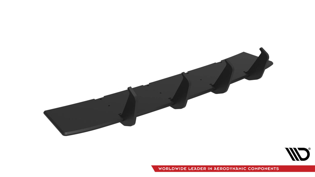 Street pro rear diffuser v.3 volkswagen golf gti mk8 - fraktfritt över ...