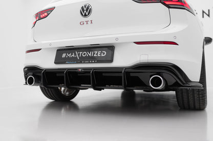 Street pro rear diffuser v.4 volkswagen golf gti mk8