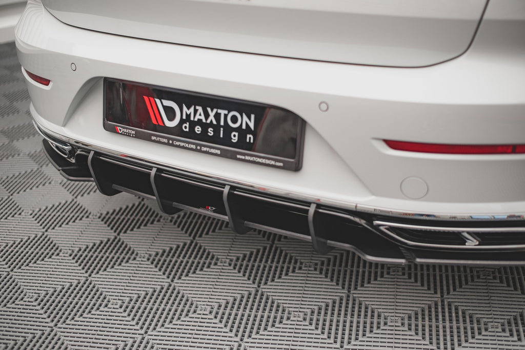 Street pro rear diffuser volkswagen arteon sedan / shooting brake r-line mk1 facelift