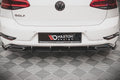Street pro rear diffuser volkswagen golf r-line mk 7 facelift