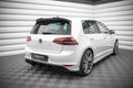 Street pro rear diffuser volkswagen golf r mk7