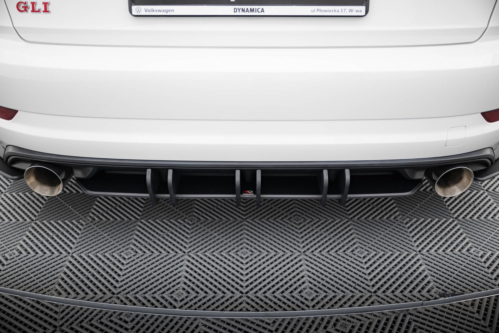Street pro rear diffuser volkswagen jetta gli mk7