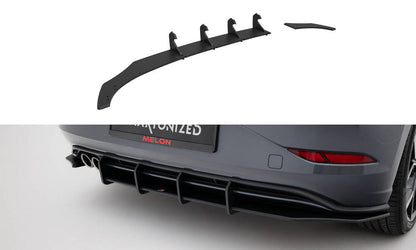 Street pro rear diffuser volkswagen polo gti mk6 facelift