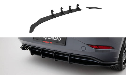Street pro rear diffuser volkswagen polo gti mk6 facelift