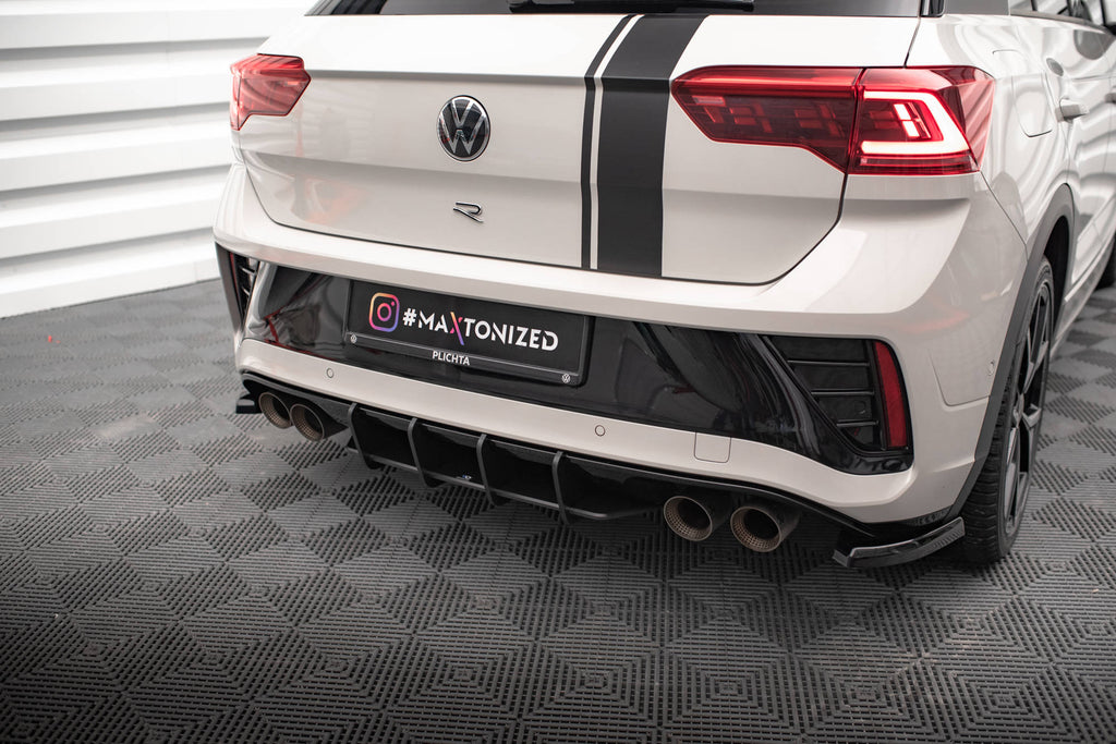 Street pro rear diffuser volkswagen t-roc r mk1 facelift