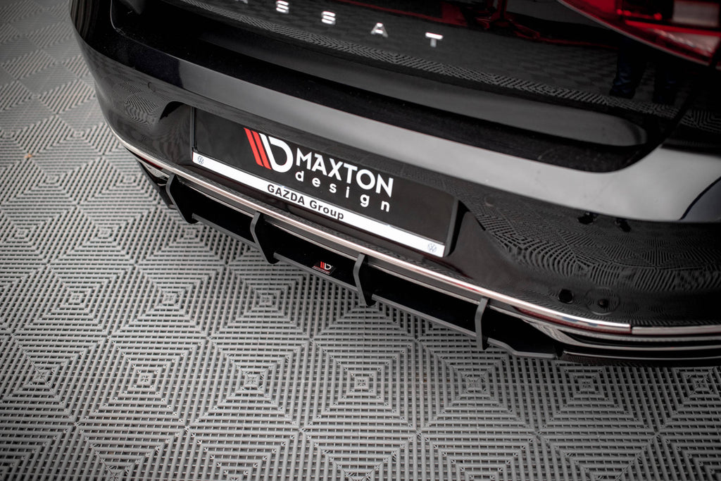 Street pro rear diffuser volkswagen passat b8 facelift - free shipping ...