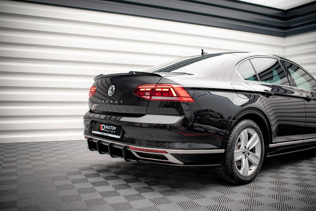 Street pro rear diffuser volkswagen passat b8 facelift - free shipping ...