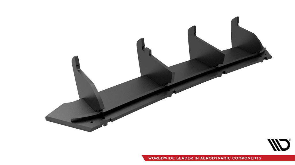 Street pro rear diffuser volkwagen passat b8 facelift