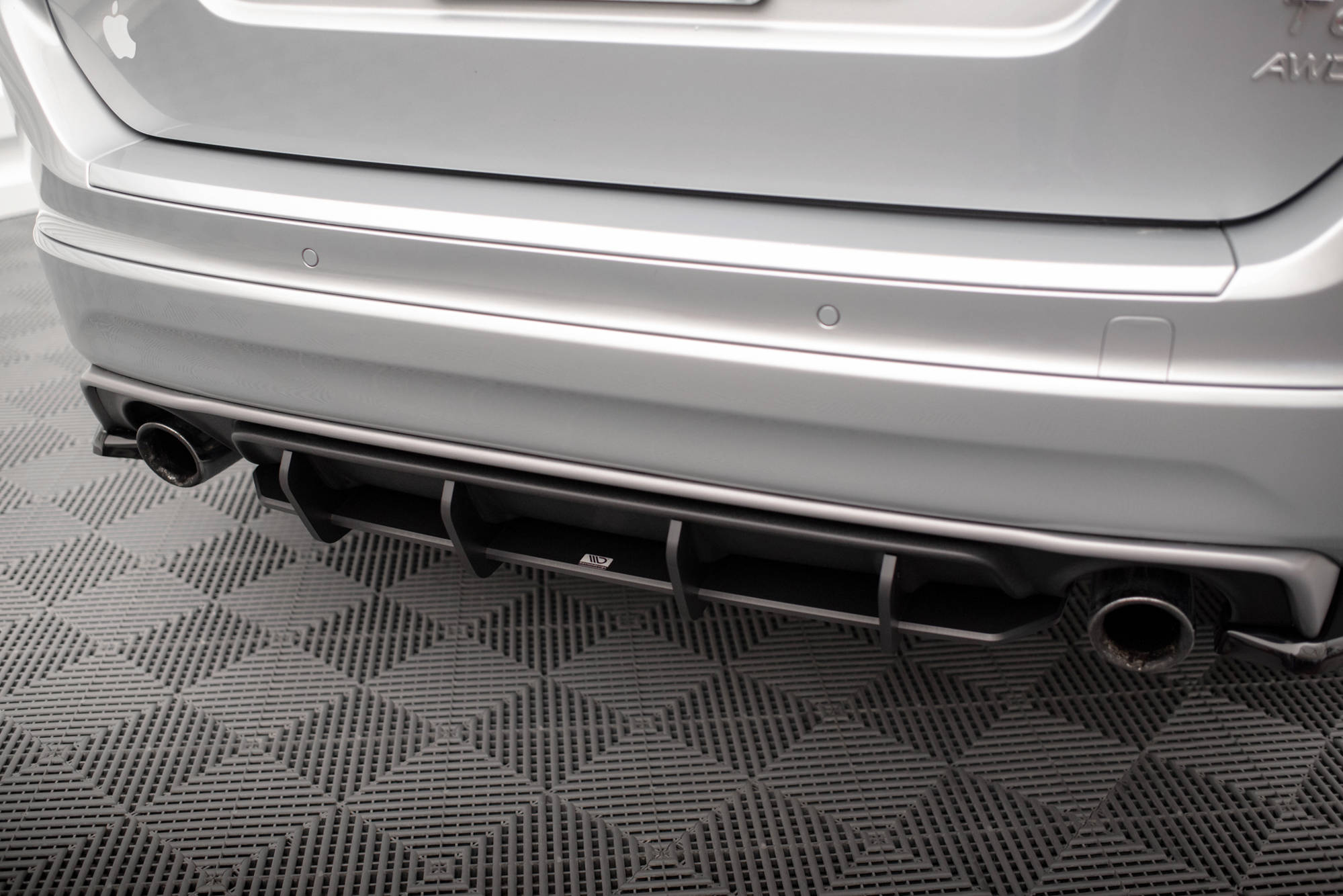 Street pro rear diffuser volvo xc60 r-design mk1 facelift