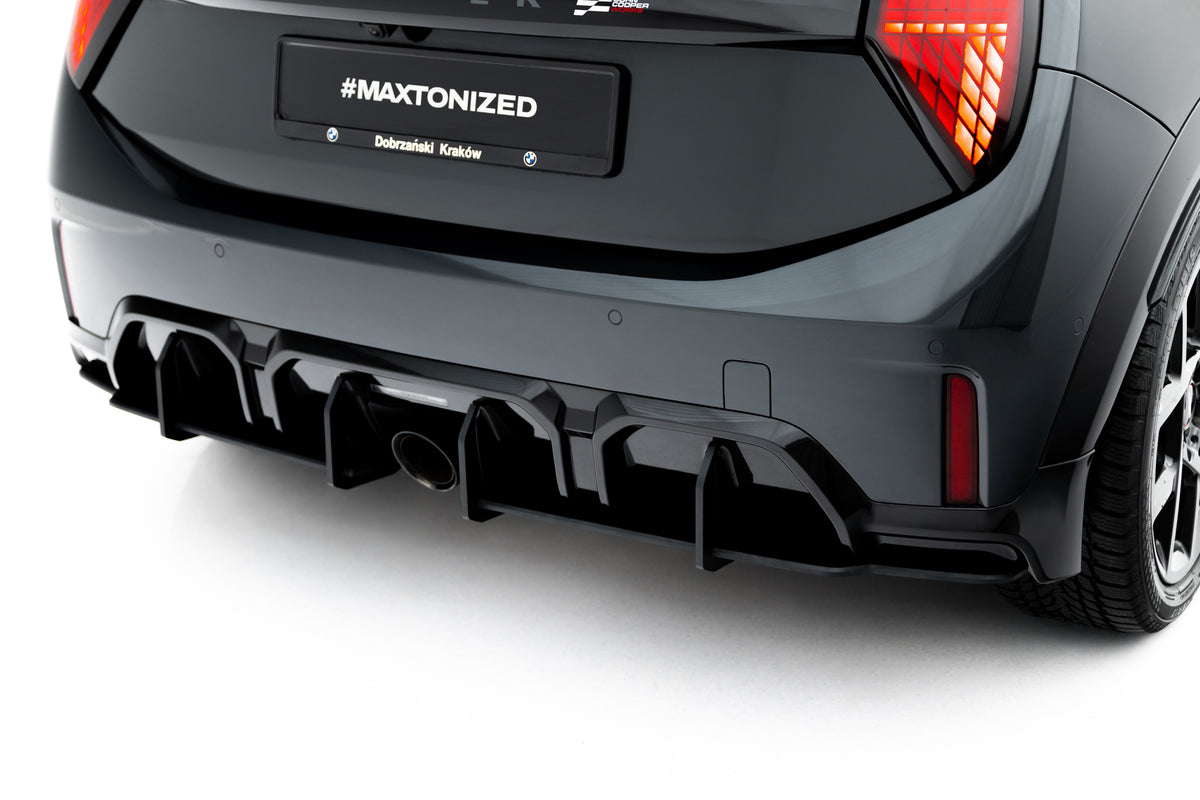 Street pro rear diffuser suitable for mini cooper john cooper works f65