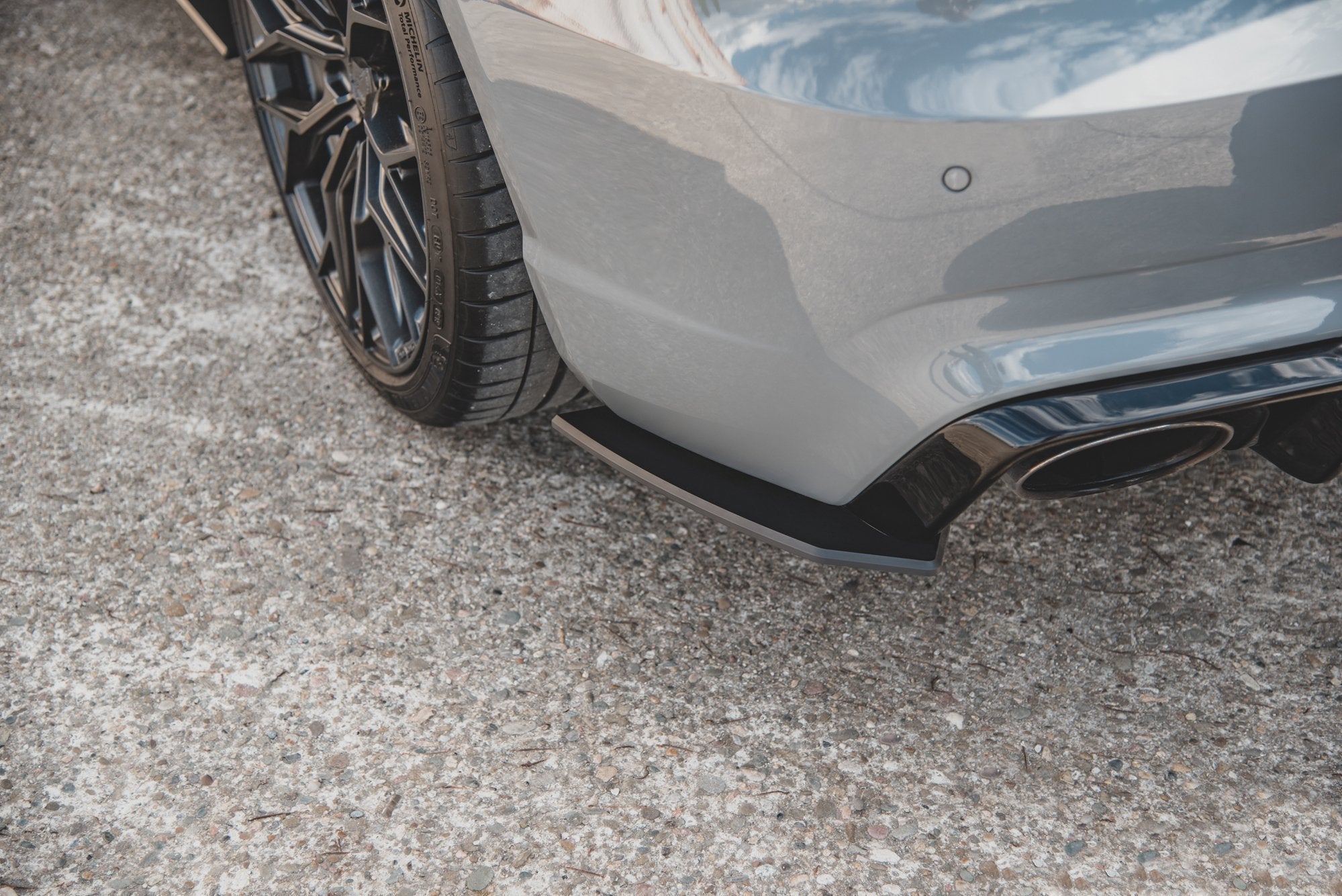 Street pro rear side splitters audi rs3 8v sportback