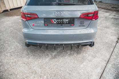 Street pro rear side splitters audi rs3 8v sportback