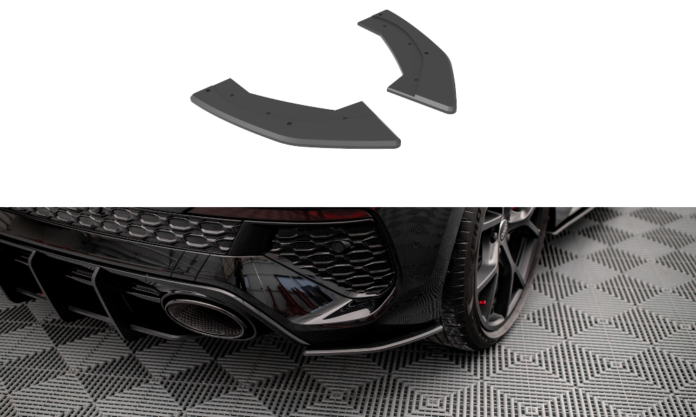 Street pro rear side splitters audi rs3 sportback 8y